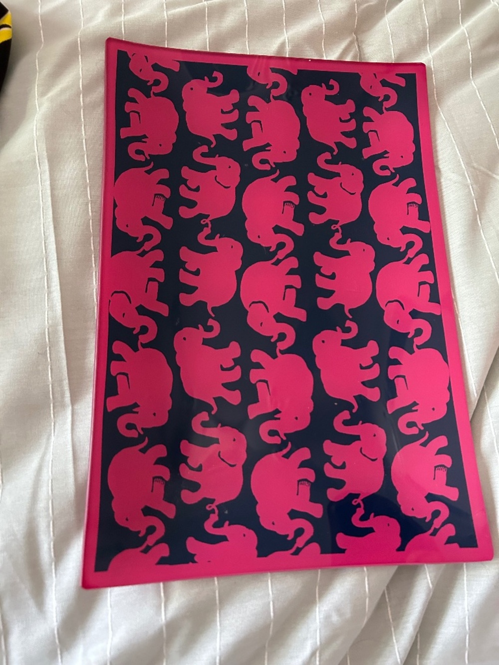 Lilly Pulitzer glass tray